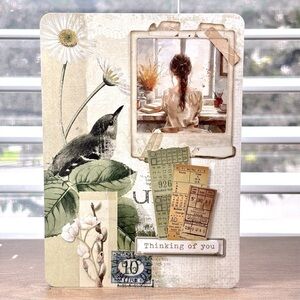 Handmade “Thinking of You” Greeting Card